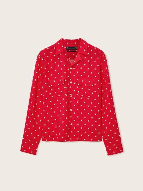 MINI POLKADOT SHEER SHIRT