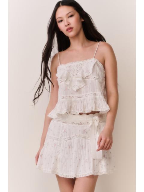 Ondeline Floral Embroidered Cotton Top