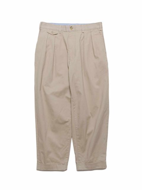 2Pleats Twill Khaki