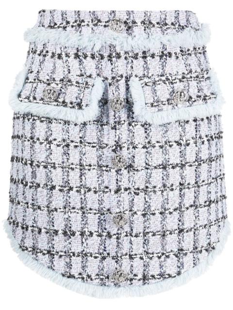 tweed mini skirt