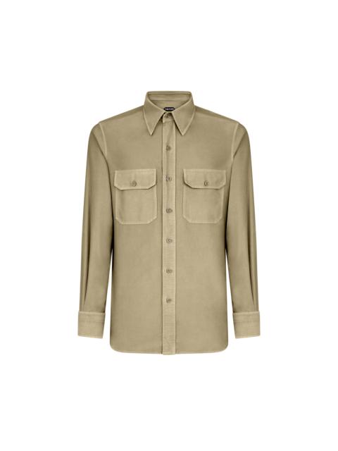 LIGHT MOLESKIN MILITARY FIT SHIRT