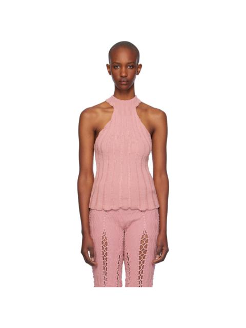 Pink Lily Halter Neck Tank Top