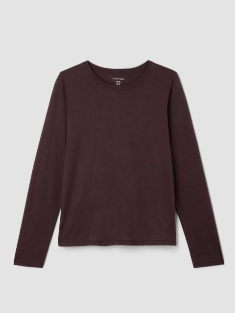 Organic Pima Cotton Jersey Long-Sleeve Tee