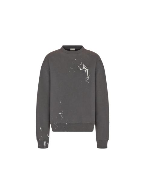 Dior x CACTUS JACK Oversized Sweatshirt Gray