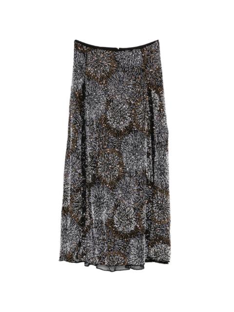 sequin-embellished maxi skirt