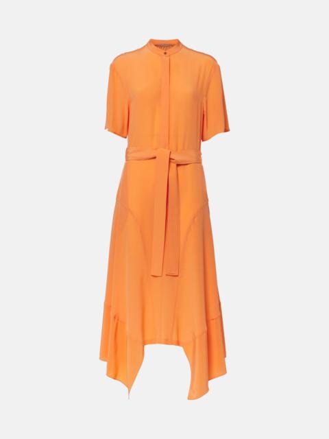 Iconic silk crêpe de chine midi dress