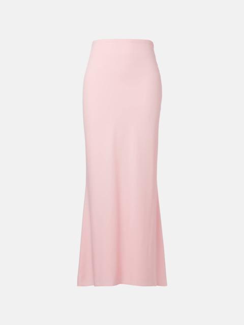 Crêpe maxi skirt