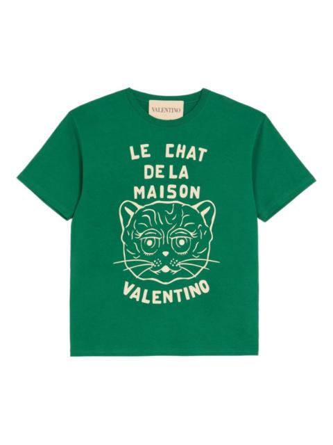 Chat De La Maison-print T-shirt