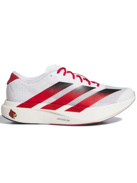 Adidas | Ncaa x White Louisville Cardinals Adizero EVO SL Shoes 'Cloud White / Team Power Red / Core