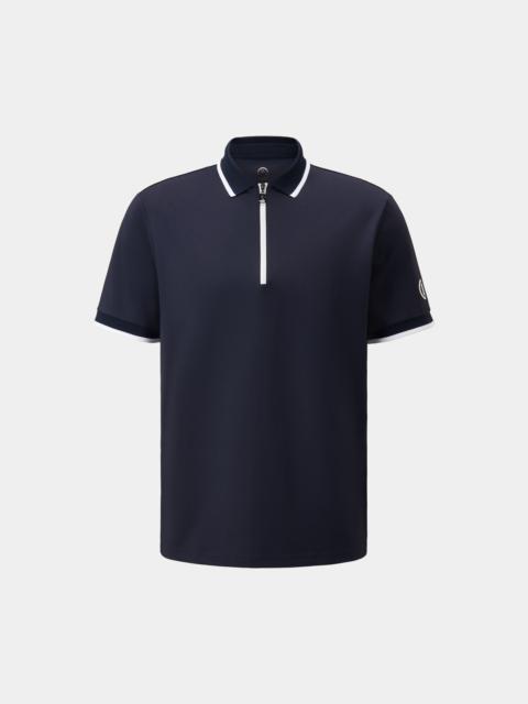 Cody functional short-sleeved top in Navy blue