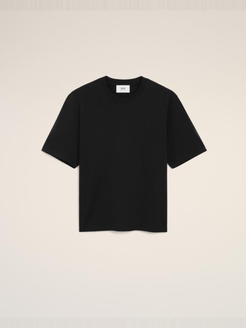 BLACK COTTON AMI DE COEUR T-SHIRT
