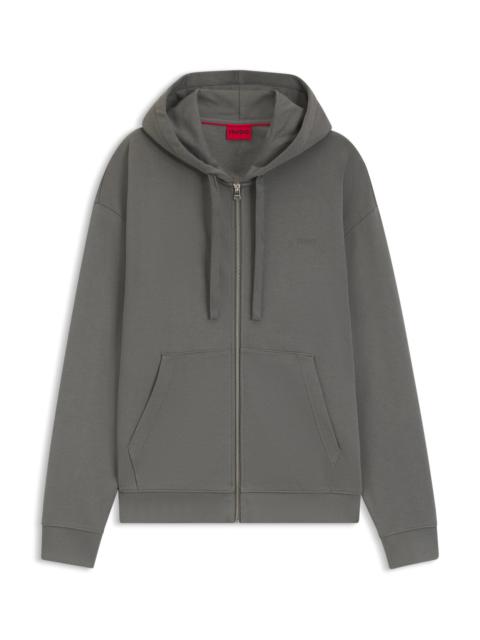 RELAXED-FIT HOODIE IN COTTON TERRY WITH LOGO DETAIL