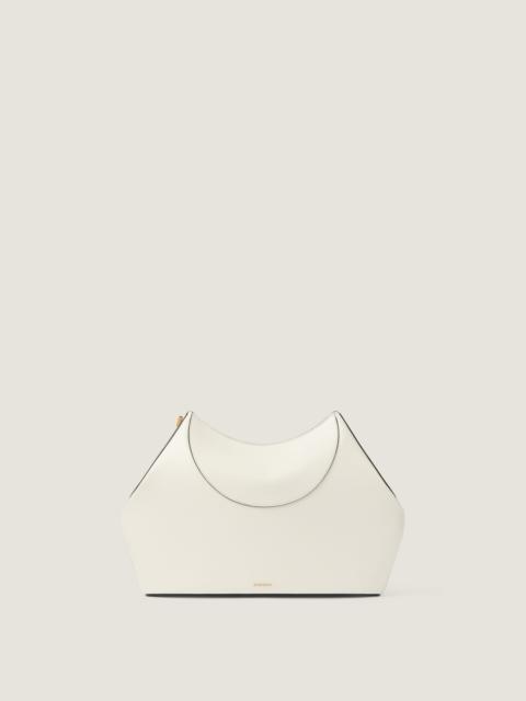 FACET CLUTCH IN LEATHER