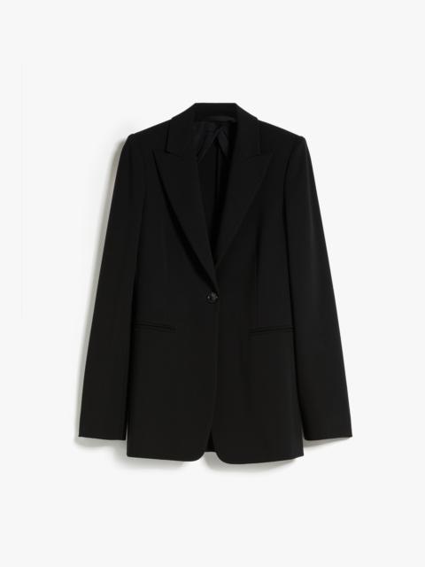 CIRCEO Single-breasted jersey blazer