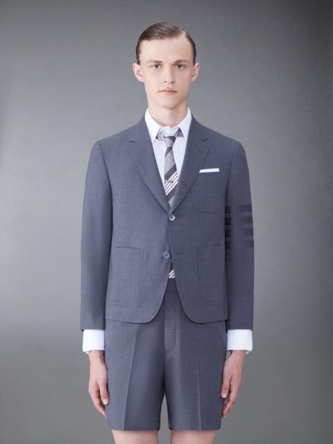 Wool 4-Bar Sack Sport Coat