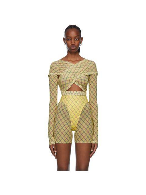 SSENSE Exclusive Yellow Anti-Cross Blouse