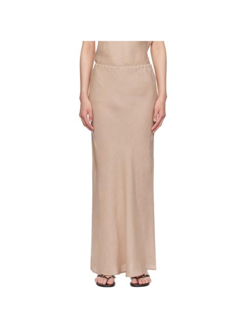 Beige Dydine Maxi Skirt