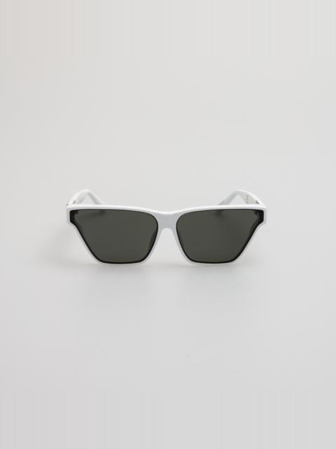 Skyler Cat-Eye Sunglasses in White
