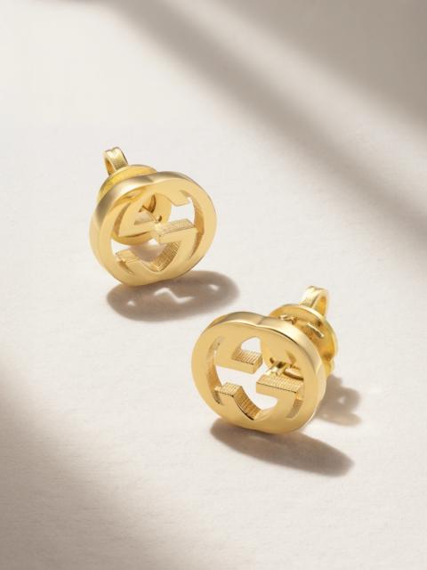 Interlocking G 18-karat Gold Earrings