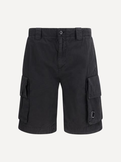 Cotton gabardine Bermuda Shorts