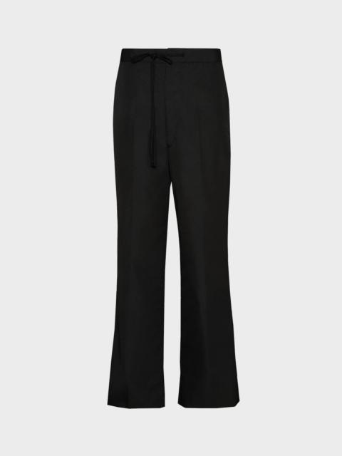 Waist tie trousers