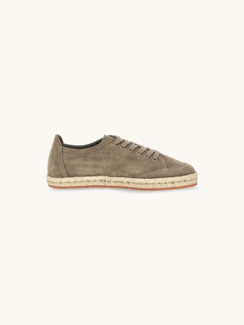 SUEDE LACE-UP ESPADRILLES