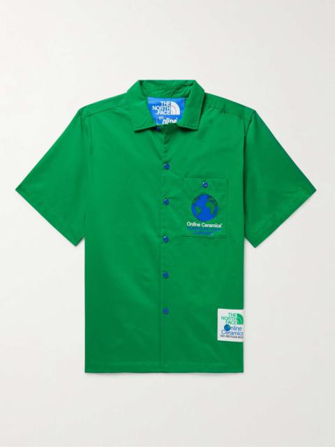 + Online Ceramics Convertible-Collar Printed Nylon Shirt