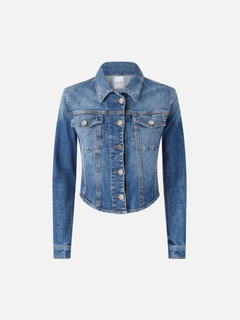INDIGO DENIM BUSTIER JACKET
