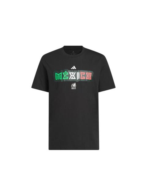 adidas World Cup 2026 Mexico Home Graphic Tee Black