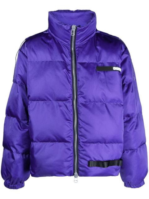 zip-up padded jacket