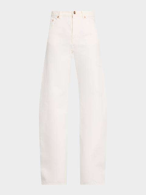 Amoret Mid-Rise Wide Leg Jeans