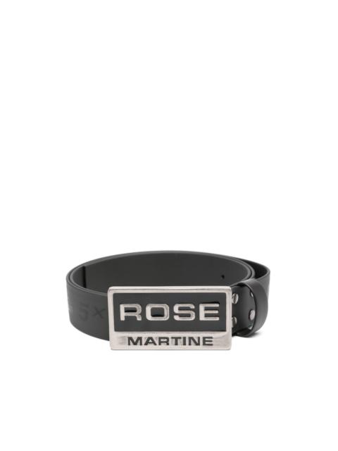 logo-buckle belt