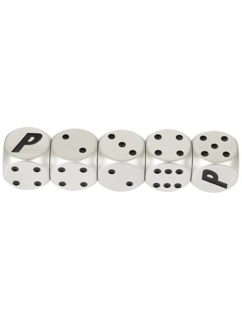 Palace Metal Dice Silver