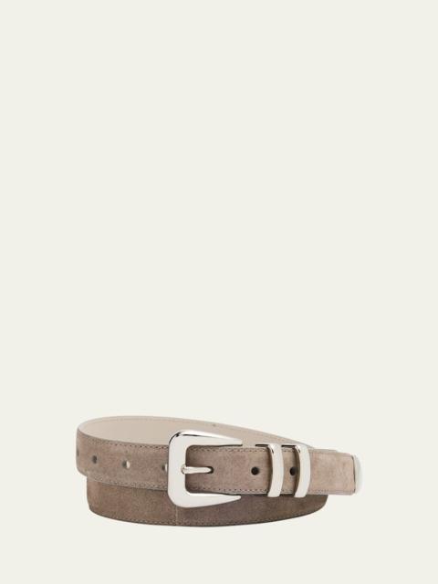 Men's Suede Western Belt