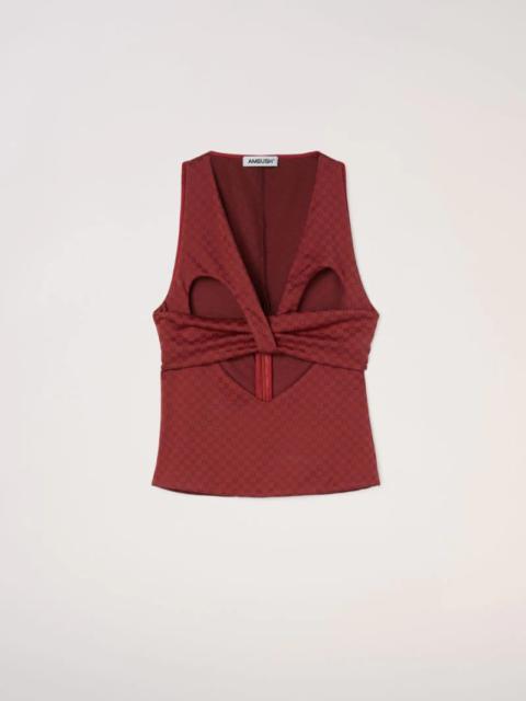 MINI MONOGRAM SLEEVELESS TOP