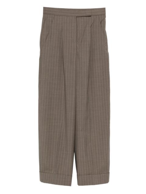MXMMANETTA pinstriped pleated trousers