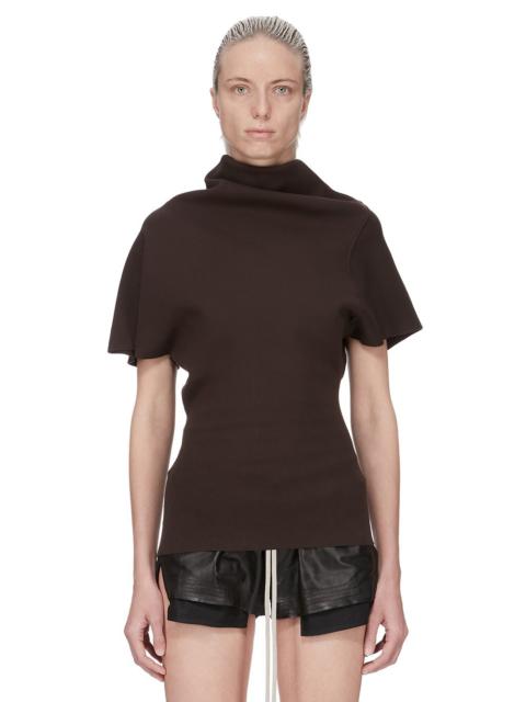 Brown Concordians Draped Top