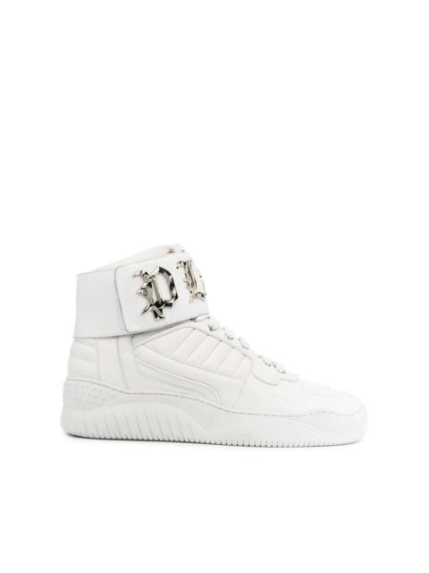 logo high-top sneakers
