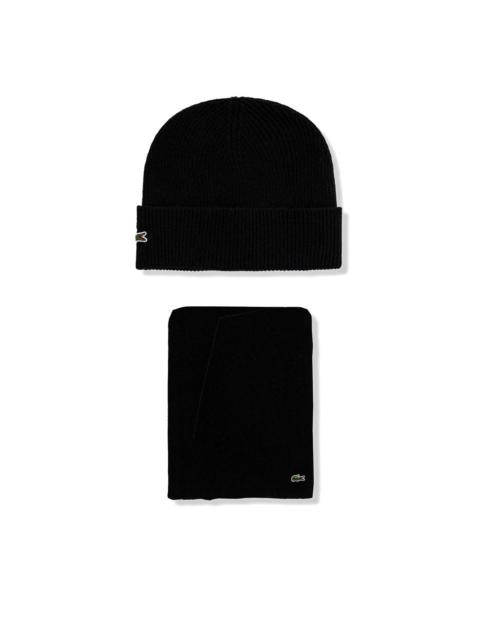 logo-appliqué beanie (set of two)