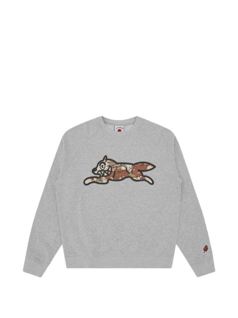 running-dog print sweatshirt