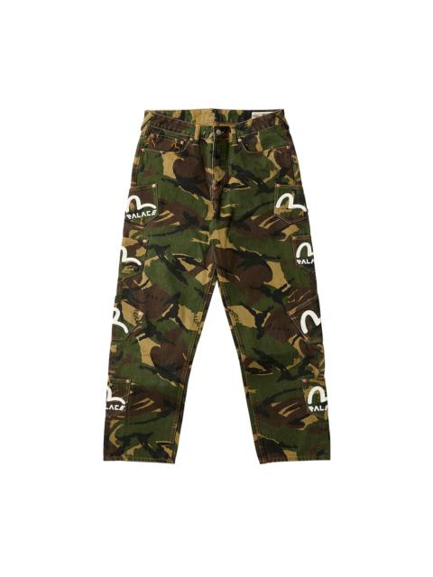 PALACE EVISU DENIM JEAN CAMO