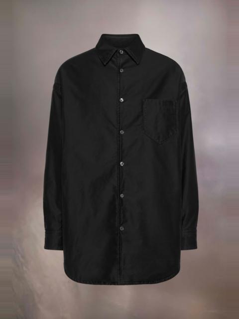 Padded Satin Cotton Shirt