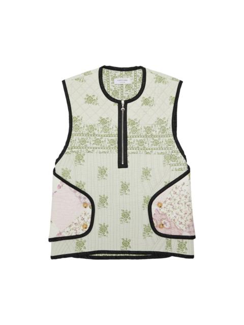 Marine Serre Boutis Armor Vest 'White/Green'