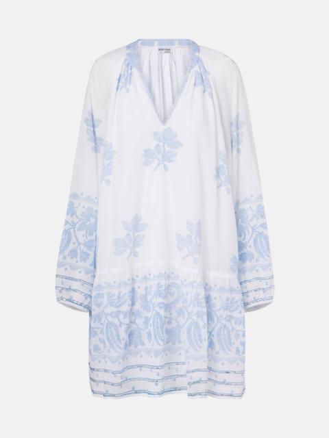 Floral cotton minidress