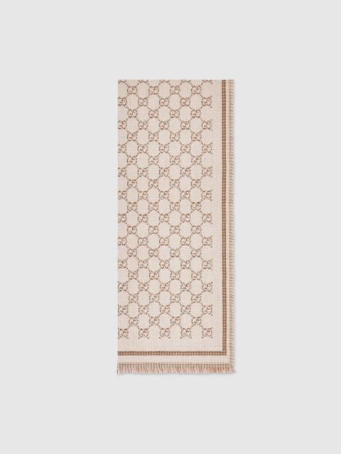 GG wool scarf
