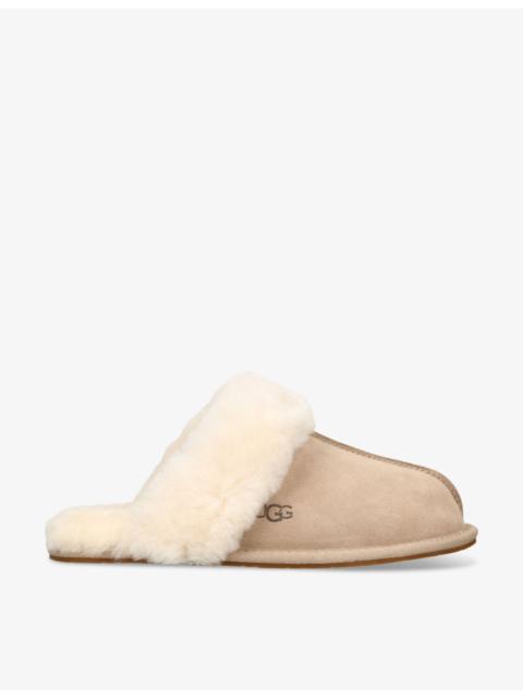 Scuffette II brand-debossed suede slippers