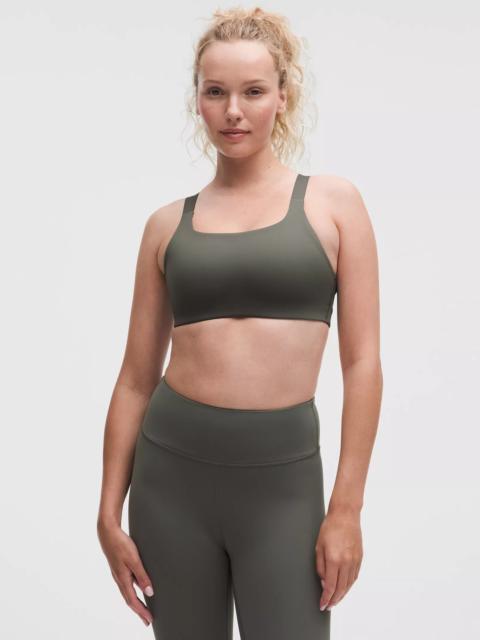 Ultralu Square-Neck Workout Bra *Medium Support, B/C Cup