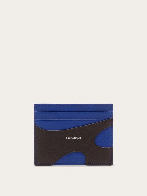 Cut out credit card holder