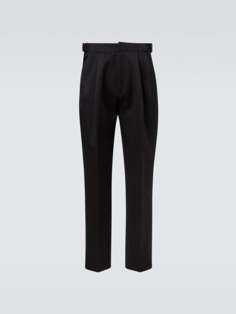 Wool suit pants
