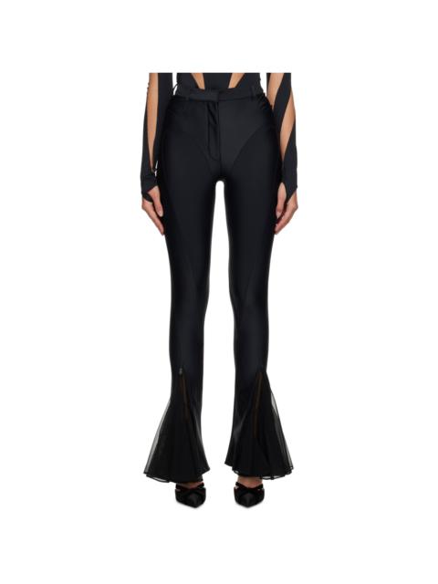 Black Flared Trousers